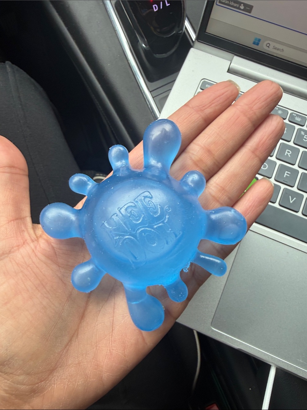 Needoh Splot Splat Kids Stress Toy - blue - Picture 4 of 11